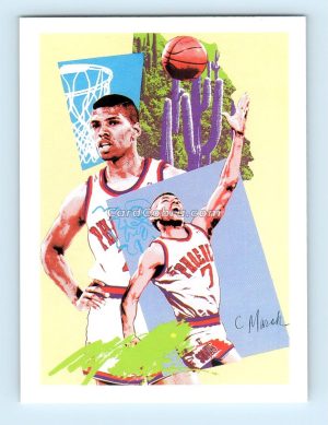 1990 Hoops #375 Kevin Johnson Phoenix Suns