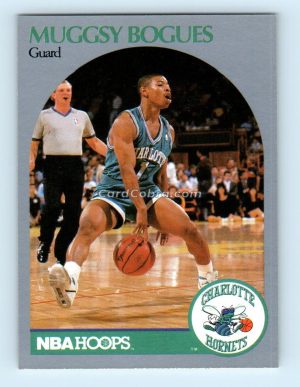 1990 Hoops #50 Muggsy Bogues Charlotte Hornets