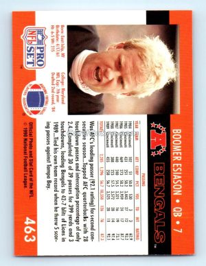 1990 Pro Set #463 Boomer Esiason Cincinnati Bengals