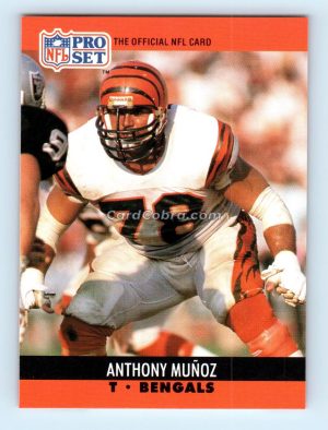 1990 Pro Set #467 Anthony Munoz Cincinnati Bengals