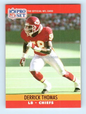 1990 Pro Set #536 Derrick Thomas Kansas City Chiefs