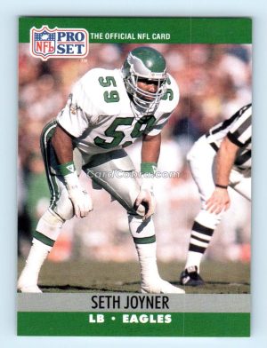 1990 Pro Set #609 Seth Joyner Philadelphia Eagles