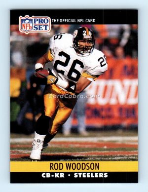 1990 Pro Set #626A Rod Woodson Pittsburgh Steelers