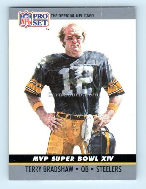 1990 Pro Set Super Bowl MVP Collectibles #14 Terry Bradshaw Pittsburgh Steelers