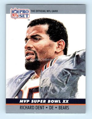 1990 Pro Set Super Bowl MVP Collectibles #20 Richard Dent Chicago Bears