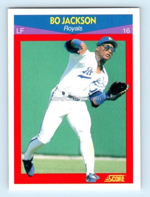 1990 Score 100 Superstars #40 Bo Jackson Kansas City Royals