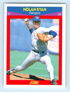 1990 Score 100 Superstars #44 Nolan Ryan Texas Rangers