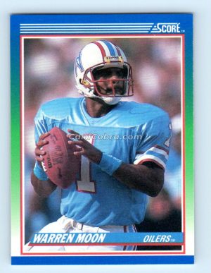 1990 Score #105 Warren Moon Houston Oilers