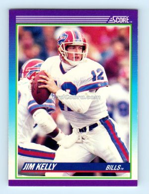 1990 Score #112 Jim Kelly Buffalo Bills