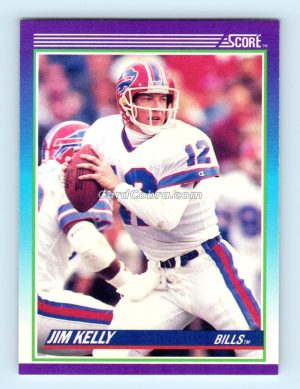 1990 Score #112 Jim Kelly Buffalo Bills