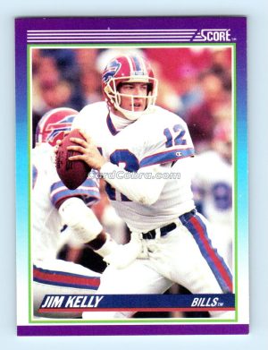 1990 Score #112 Jim Kelly Buffalo Bills