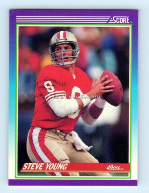 1990 Score #145 Steve Young San Francisco 49ers