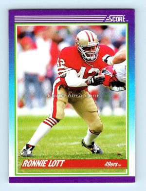 1990 Score #170 Ronnie Lott San Francisco 49ers