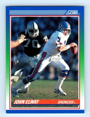 1990 Score #25 John Elway Denver Broncos