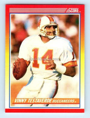 1990 Score #261 Vinny Testaverde Tampa Bay Buccaneers