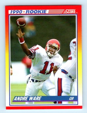 1990 Score #292 Andre Ware Houston Cougars Rookie Card