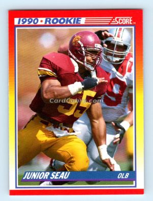 1990 Score #302 Junior Seau USC Trojans Rookie Card