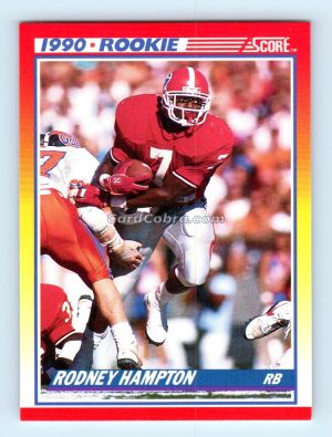 1990 Score #307 Rodney Hampton Georgia Bulldogs Rookie Card