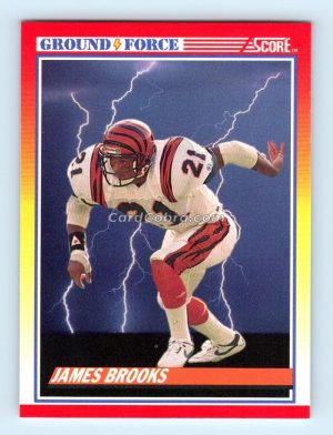 1990 Score #323 James Brooks Cincinnati Bengals