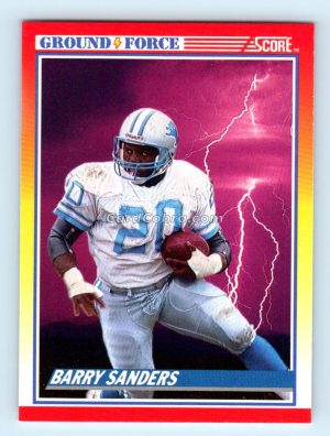 1990 Score #325 Barry Sanders Detroit Lions