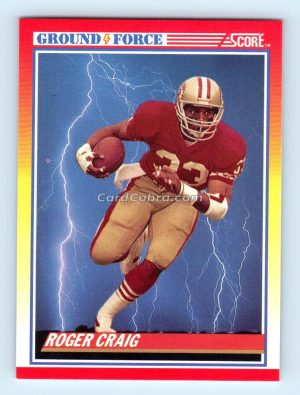 1990 Score #329 Roger Craig San Francisco 49ers