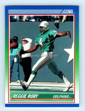 1990 Score #43 Reggie Roby Miami Dolphins