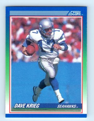 1990 Score #61 Dave Krieg Seattle Seahawks