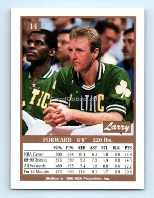 1990 SkyBox #14 Larry Bird Boston Celtics