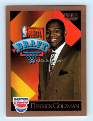 1990 SkyBox #362 Derrick Coleman New Jersey Nets Rookie Card