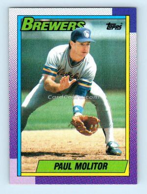 1990 Topps #360 Paul Molitor Milwaukee Brewers