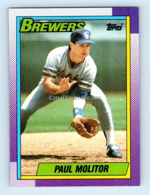 1990 Topps #360 Paul Molitor Milwaukee Brewers