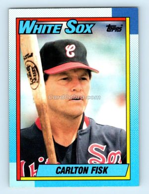 1990 Topps #420 Carlton Fisk Chicago White Sox