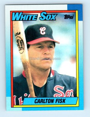 1990 Topps #420 Carlton Fisk Chicago White Sox