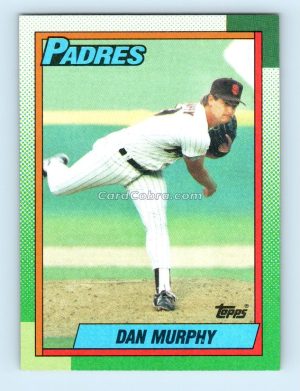 1990 Topps #649 Dan Murphy San Diego Padres Rookie Card