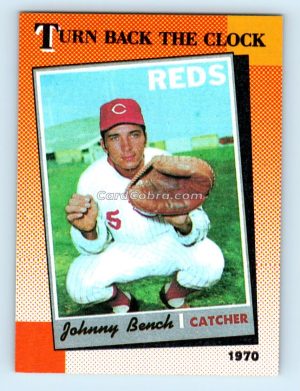 1990 Topps #664 Johnny Bench Cincinnati Reds