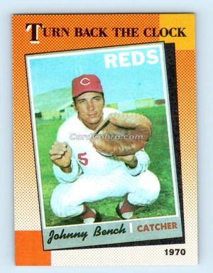 1990 Topps #664 Johnny Bench Cincinnati Reds