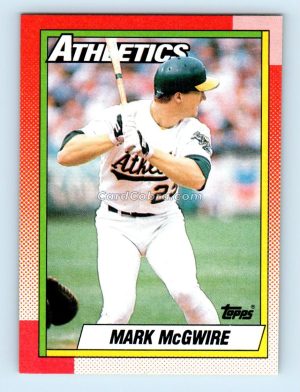 1990 Topps #690 Mark McGwire Oakland Athletics