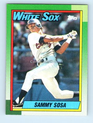 1990 Topps #692 Sammy Sosa Chicago White Sox Rookie Card