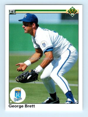 1990 Upper Deck #124 George Brett Kansas City Royals