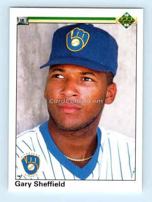 1990 Upper Deck #157 Gary Sheffield Milwaukee Brewers