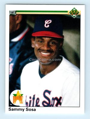 1990 Upper Deck #17 Sammy Sosa Chicago White Sox Rookie Card