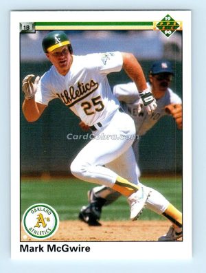 1990 Upper Deck #171 Mark McGwire Oakland Athletics