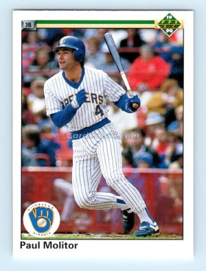 1990 Upper Deck #254 Paul Molitor Milwaukee Brewers