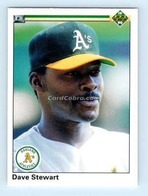 1990 Upper Deck #272 Dave Stewart Oakland Athletics