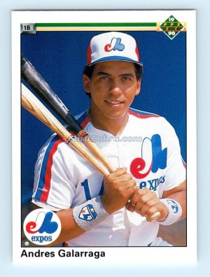 1990 Upper Deck #356 Andres Galarraga Montreal Expos