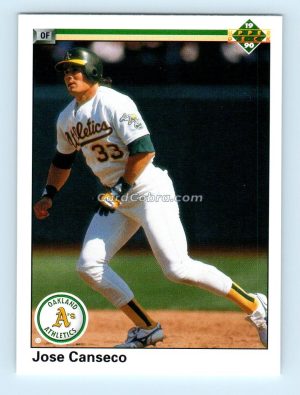 1990 Upper Deck #66 Jose Canseco Oakland Athletics