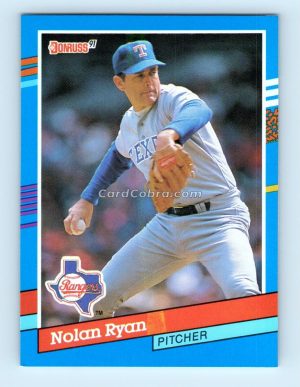 1991 Donruss #89 Nolan Ryan Misprint Texas Rangers