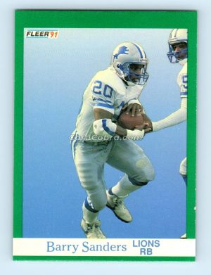 1991 Fleer #247 Barry Sanders Detroit Lions