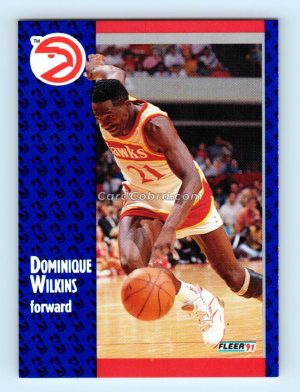 1991 Fleer #6 Dominique Wilkins Atlanta Hawks