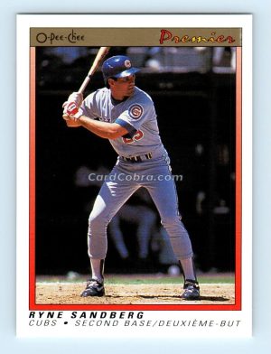 1991 O-Pee-Chee Premier #103 Ryne Sandberg Chicago Cubs